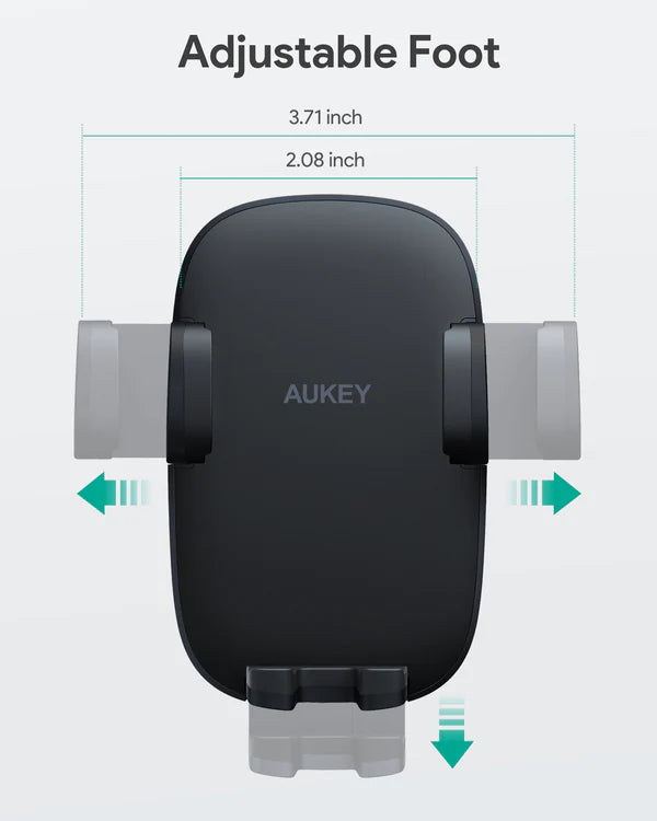 Aukey HD-C58 Supporto Porta Telefono Cellulare per Auto 360 Gradi Bocchette Aria - Nuova Versione Aggiornata