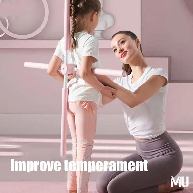 bastoncini da yoga, strumento per lo stretching, 2022 nuovo correttore posturale retrattile, bastone per correzione megattera per adulti e bambini, attrezzature per il fitness a casa - 80CM
