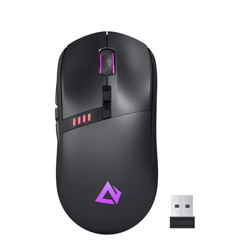 Aukey GM-F5 (Serie Knight) – Mouse da gioco RGB utilizzabile sia nella modalità wireless che col filo, con 8 pulsanti che puoi personalizzare a tuo piacimento e avere una risoluzione fino a 16000 DPI.