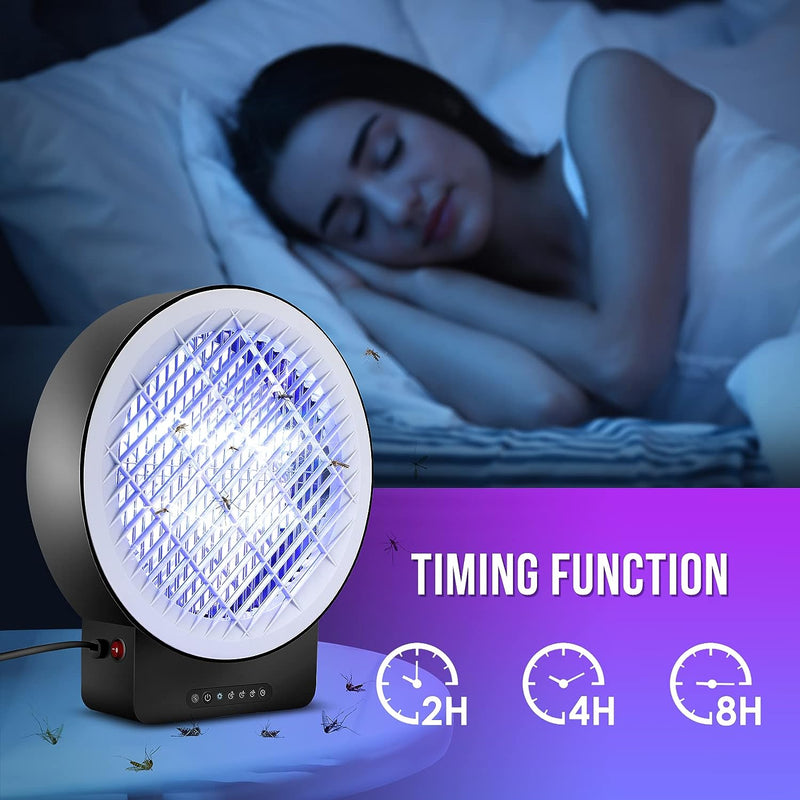 Zanzariera Elettrica Lampada LED UV Anti Zanzare Elettrico con Telecomando 14W