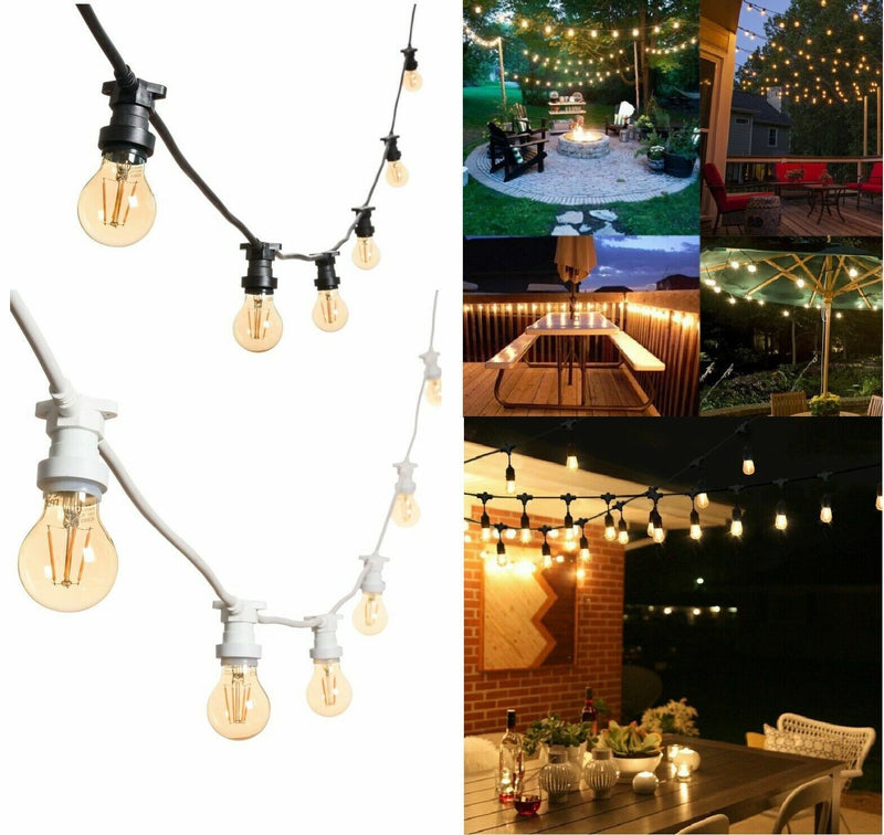 MU String Lights for Outdoor Waterproof 10 Meters Including E27 LED Bulbs 