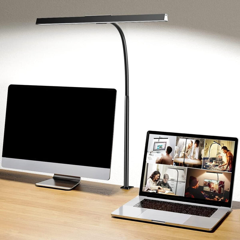 Lampada da Scrivania Tavolo Desk Lamp LED Dimmerabile Touch Control Braccio Flessibile con Telecomando Incluso