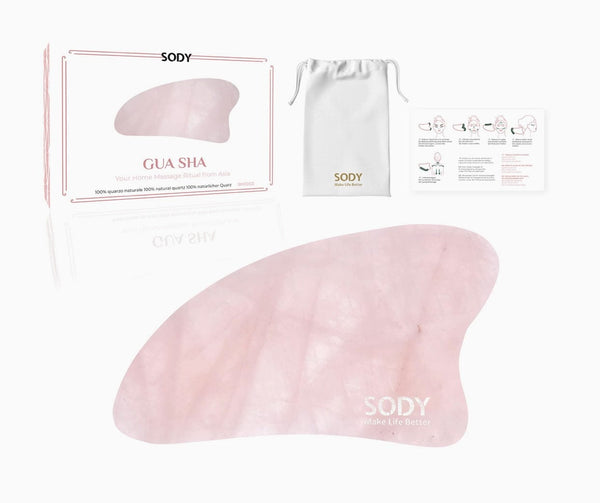 GuaSha Tool For The Face, Pink-SODY